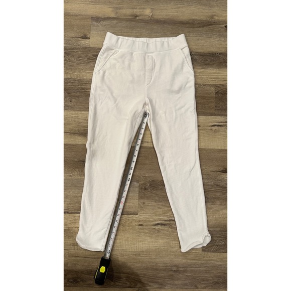 Frank Eileen White Sweatpants Joggers Lounge Pants Relaxed Fit Size M - Picture 2 of 9